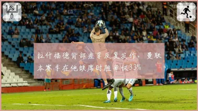 拉什福德背部痉挛反复发作,曼联本赛季在他缺席时胜率仅33%