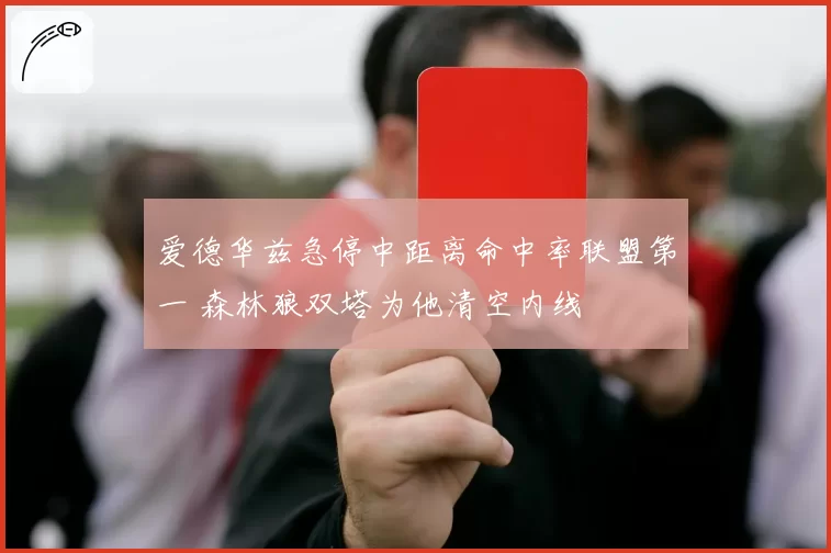 爱德华兹急停中距离命中率联盟第一 森林狼双塔为他清空内线